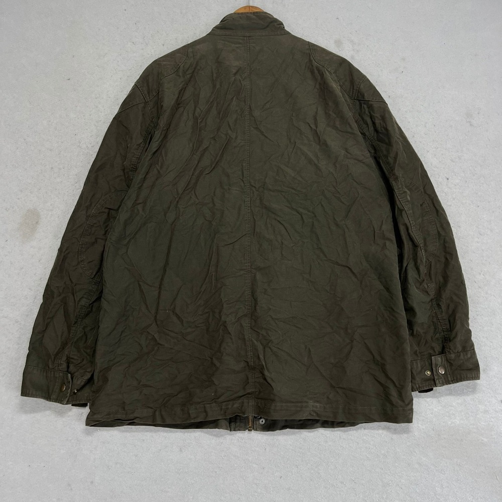 Rodd & Gunn Harper Waxed Field Jacket Men 2XL Forest Green Coat Military Utility - Picture 5 of 15